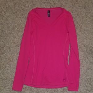 Pink vneck Under Armour